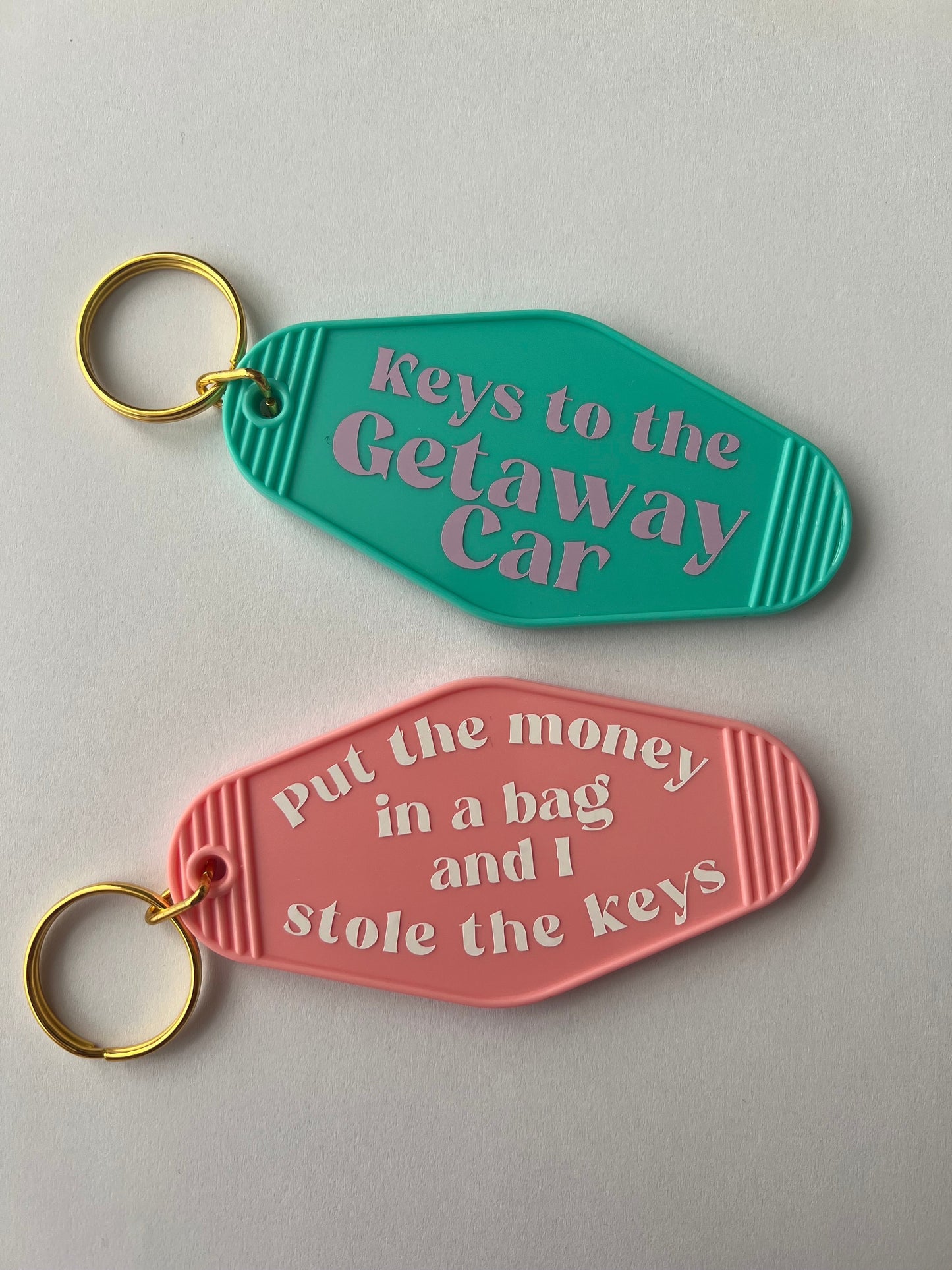 Getaway Car Taylor Swift Motel Keyring