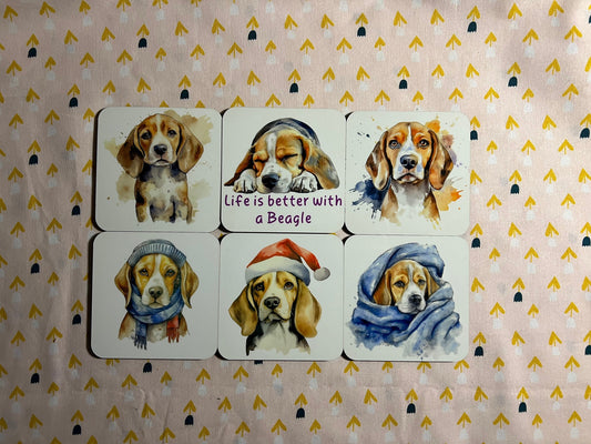 Beagle Lover Coasters Letterbox gift