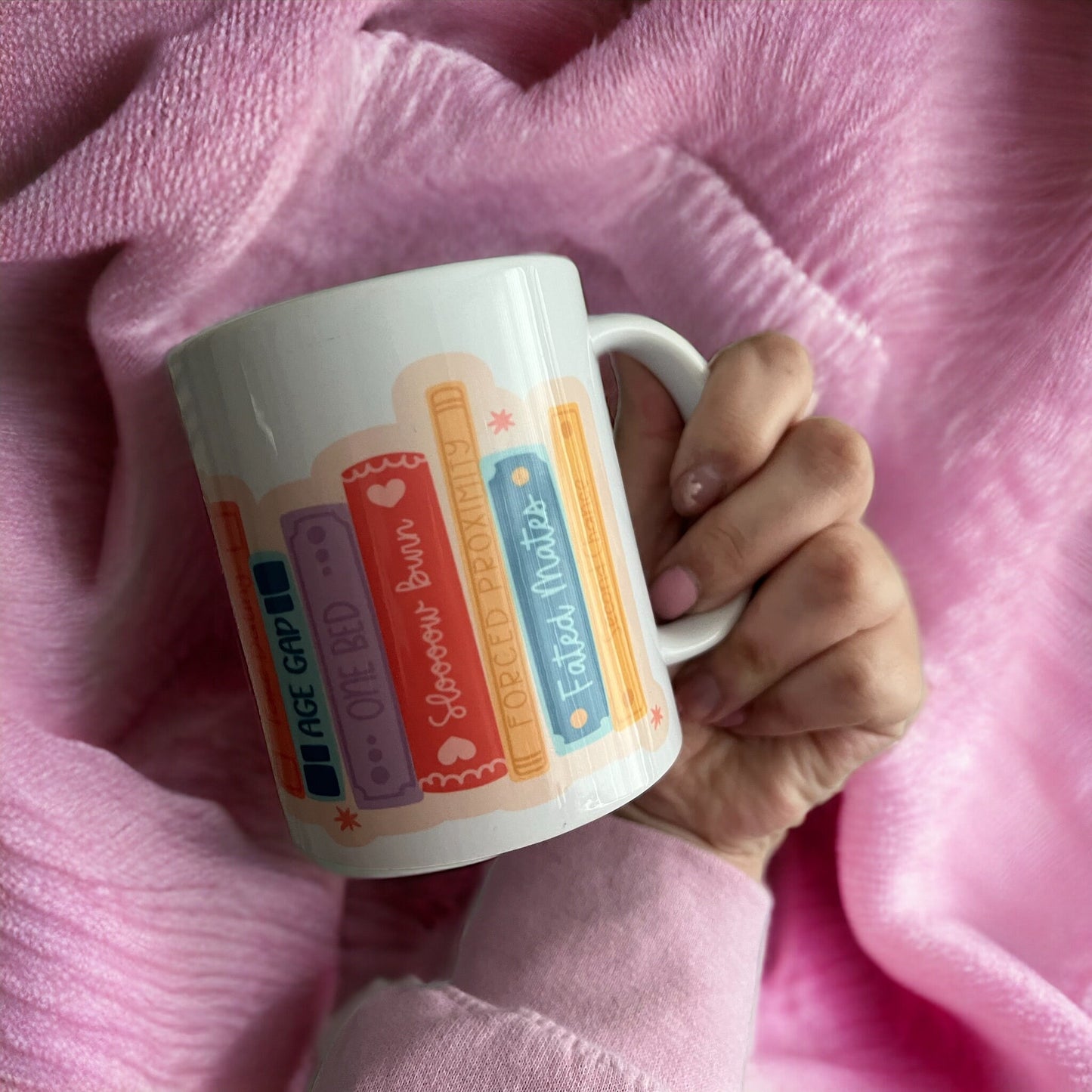 Book Tropes Bookish TBR Book Lover Mug