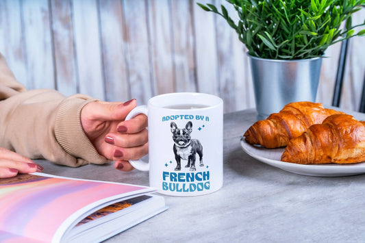 Adopted by a French Bulldog Mug