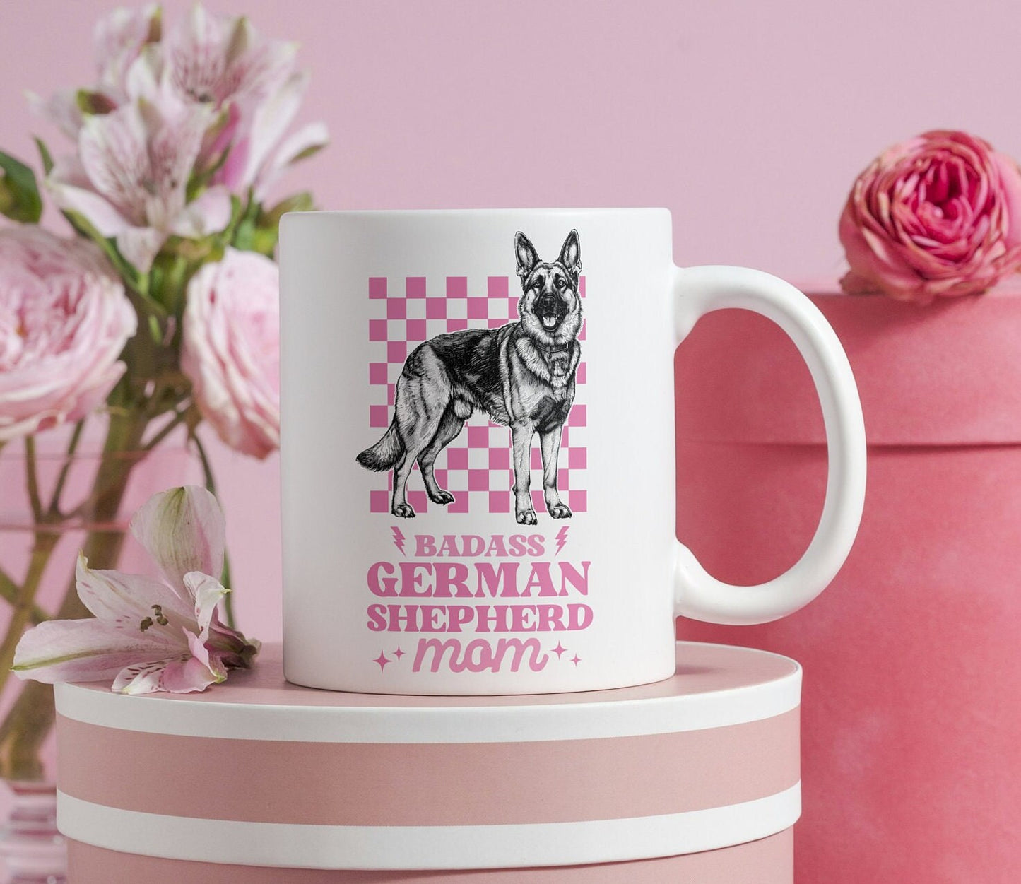 Badass German Shepherd Mom Mug