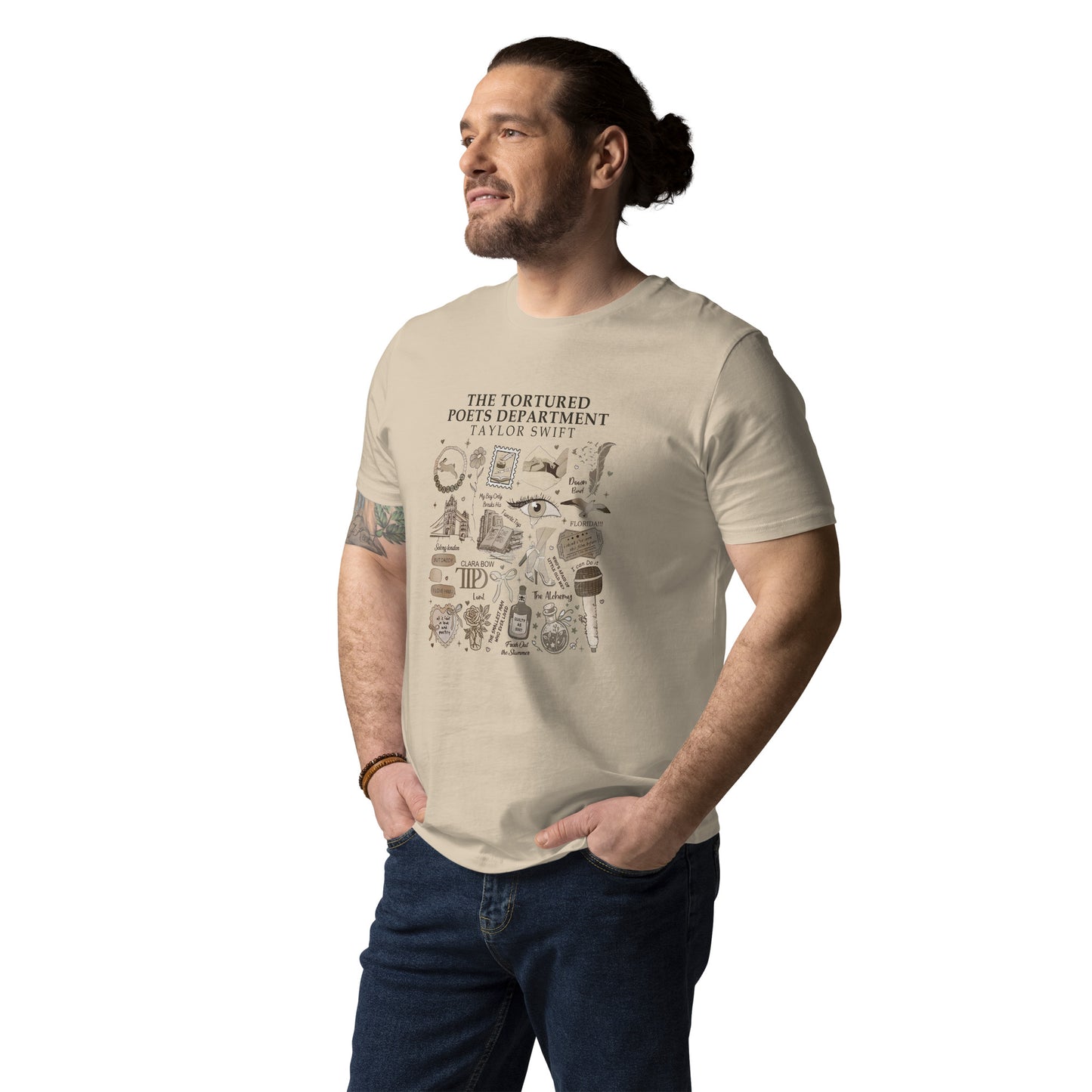 The tortured poets department Unisex organic cotton t-shirt