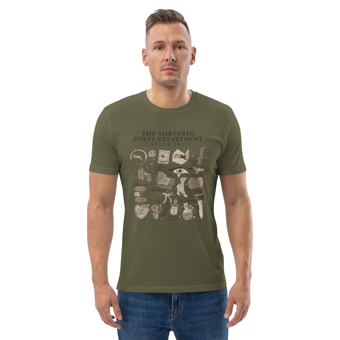 The tortured poets department Unisex organic cotton t-shirt